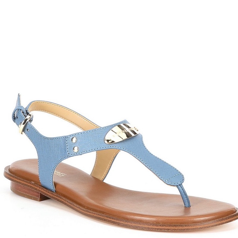 MICHAEL Michael Kors Blue and Brown Sandals